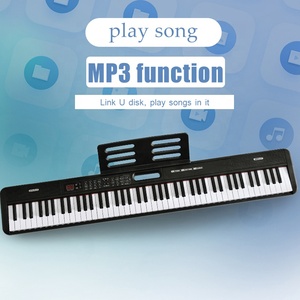 <span class=keywords><strong>Piano</strong></span> Electrónico Portátil Aiersi Básico de <span class=keywords><strong>88</strong></span> <span class=keywords><strong>Teclas</strong></span>, Fabricado en China, Precio Económico, Instrumento Musical de Teclado Digital de Escritorio - Product Image 2
