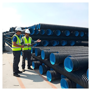 <span class=keywords><strong>Tuyau</strong></span> de drainage corrugué à double paroi en PEHD pour applications souterraines, diamètres 200mm, 300mm, 500mm, 600mm, 800mm, 1000mm, 1200mm - Product Image 3