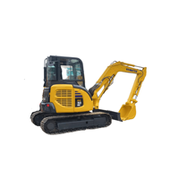 Excavatrice hydraulique Komatsu PC50 d'occasion, 5,3 tonnes, pour travaux de construction