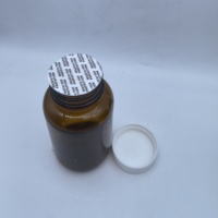 Bouchon à vis noir 45/400 avec joint sensible à la pression pour bocaux et bouteilles en plastique