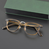Nouvelles montures de lunettes optiques de luxe de haute qualité 100% faites à la main en acétate pur Acet Titanium, montures de lunettes pour myopie
