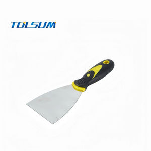 Spatola Industriale Fai-da-Te in Acciaio Inox con Impugnatura Comoda, Utensile per Pittura e Cartongesso, Varie Dimensioni, Raschietto per Edilizia - Product Image 1