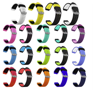 <span class=keywords><strong>Bracelet</strong></span> en silicone réglable à double couleur pour <span class=keywords><strong>Garmin</strong></span> <span class=keywords><strong>Forerunner</strong></span> 235 <span class=keywords><strong>230</strong></span> 620 630 735XT 235Lite Smartwatch <span class=keywords><strong>Bracelet</strong></span> respirant - Product Image 2