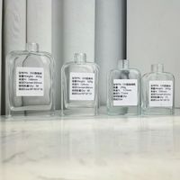 Flacon vide en verre pour diffuseur de parfum à bâtonnets d'aromathérapie