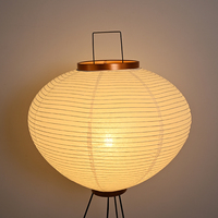 Lampe LED Akari japonaise BIFANG, décoration moderne pour la maison avec des lumières en papier de riz chaud, design simple, alimentation CC, lampe sur pied