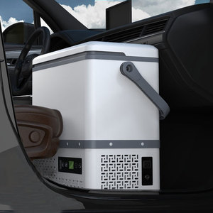 Camping Outdoor Cooler <b>Box</b> 12L Refrigerator Compressor Portable <b>Freezer</b> Car Cooler Fridge Camping Solar Energy with Battery - Product Image 5