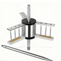 Paratonnerre haute tension ESE en acier inoxydable et cuivre, diamètre 13-15 mm, longueurs 0,5 m/0,75 m, fonction de suppression