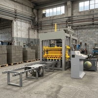 Machine à fabriquer des briques hydraulique PLC QT4-15, équipement pour blocs en cendres volantes écologiques, machines à briques pleines, creuses et autobloquantes pour pavage