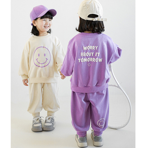 Vêtements pour enfants, tenues pour filles, vêtements pour bébés en coton 2022, imprimés, décontractés, sportifs, ensembles de vêtements pour filles en 2 pièces - Product Image 2
