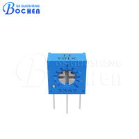 Potentiomètres de réglage BOCHEN 3362X 0,25W 10-5M 10% entièrement scellés, 50 pièces/tube pour PCB