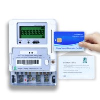 Medidor eléctrico prepago monofásico Medidor de potencia Lorawan de fábrica con producto de medidores de energía RS485/Lorawan