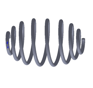 Ressort hélicoïdal de suspension avant éolienne 55 02 000 80R Matériau en acier pour une utilisation avant - Product Image 1