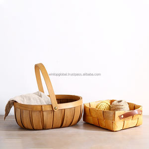 Panier de rangement en tissu écologique de fournisseur chinois, multifonctionnel, design en forme de brouette, pour fruits et légumes, élégant, style fermier - Product Image 2