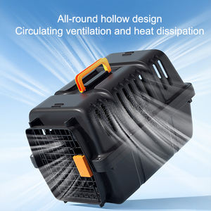 <span class=keywords><strong>กรง</strong></span>พลาสติกใส่สัตว์เลี้ยงแบบพกพา, <span class=keywords><strong>กรง</strong></span>สำหรับใส่สัตว์เลี้ยงมีช่องระบายความร้อนพร้อมประตู - Product Image 2