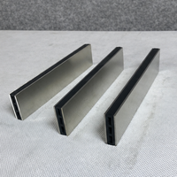 Profil de joint de transition ignifuge anodisé pour revêtement de sol stratifié avec insert en caoutchouc EPDM pour revendeur de carrelage/sol