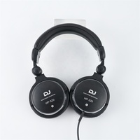 Casque de monitoring filaire supra-auriculaire avec adaptateur 6,35 mm, casque DJ studio Hifi, casque audio filaire 3,5 mm pour casques de monitoring