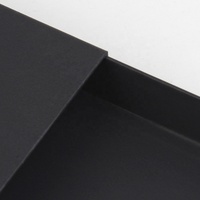 Nouveauté 2022 - Boîte de luxe pour portefeuille - Emballage personnalisé - Boîte cadeau noire pour portefeuille