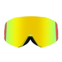 2022 Meilleures ventes de lunettes de ski sur neige magnétiques OEM personnalisées en plastique sans monture avec livraison en 3-10 jours CN;GUA Y19-09 PC lunettes de sport