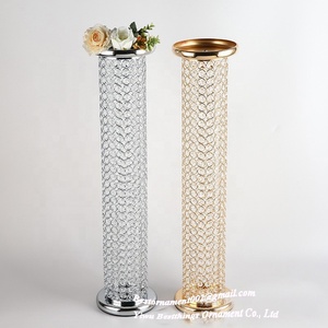 70 centimetri di altezza fashion & luxury centro di nozze supporto di <span class=keywords><strong>candela</strong></span> di <span class=keywords><strong>cristallo</strong></span> - Product Image 1