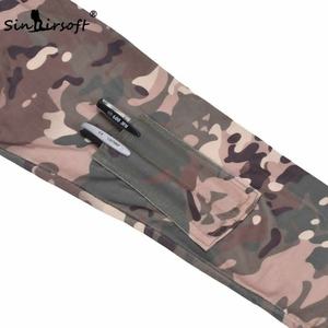 T-shirt tactique camouflage pour homme, manches longues, chemise de combat - Product Image 5