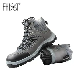 FH1961Safety Shoes Rugged Design for Outdoor Work Steel Toe Heavy Duty Protection Waterproof Non-Slip Sole