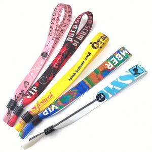 Eco-Friendly Custom Polyester Wristbands with Barb Closure for Events - Fashion OL Style Reusable and Durable - Product Image 2