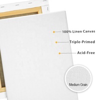 Toile d'artiste Phoenix OEM professionnelle 100% lin, encadrée en bois, tendue, prête à peindre