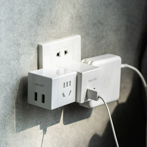 Deli 33611 Ổ Cắm Chất lượng cao _ 2 nhóm + 3U _ 1,5 mét _ Hộp màu trắng Dải điện hẹn giờ tắt nguồn kéo dải - Product Image 3