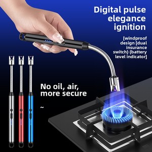 Hot-bán Type-C giao diện nhà bếp igniter nhẹ hơn Windproof ARC xung đánh lửa USB sạc điện bền kim loại nhẹ hơn - Product Image 2
