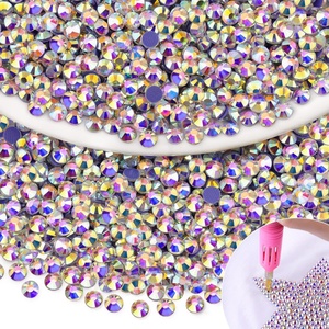 Strass thermocollants de qualité A4, couleurs cristal AB, vente en gros Oleeya Factory pour accessoires de vêtements et robes - Product Image 2