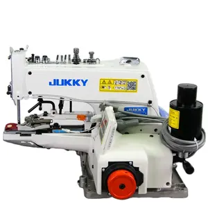 JUKKY 1377 Button Attaching Sewing Machine Button For Shirt with electric motor, table and stand use for garment factory
