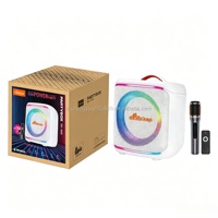 Sistema de PA Profesional de Estilo Moderno Prime Selection, Woofer de 6 Pulgadas, Audio BT 5.3, Conexión TWS, Sistema de Sonido para el Hogar, Portátil, para Exteriores, DJ