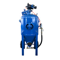 Machine de sablage abrasif à eau de type ouvert à commande personnalisée, sablageur à haute vitesse pour le nettoyage industriel des surfaces