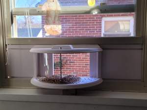 Pemberi makan burung, pandangan jelas 180 derajat, tahan lama dan elegan pengumpan burung di jendela hewan peliharaan - Product Image 3