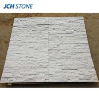 Nature Quartzite Pierre de culture blanche pure Carreaux muraux intérieurs et extérieurs