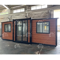 20FT Facile à Installer Bureau Dortoir Mobile Logement Amovible Moduler Résidentiel Conteneur Logement Double aile maison pliante