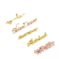 Étiquettes métalliques en alliage de zinc antirouille à coudre - Personnalisation de patchs avec logo de marque pour chaussures de créateurs