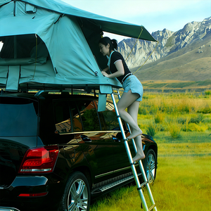 Carpa de techo <span class=keywords><strong>plegable</strong></span> de lona de doble capa verde para las cuatro estaciones, con apertura automática rápida, de una habitación, para camping y extensión. - Product Image 2