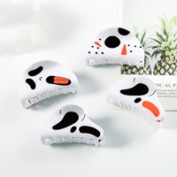Pinces à cheveux Halloween motif fantôme, pinces requin fantôme mignonnes de dessin animé, accessoires de coiffure pour femme
