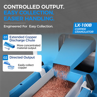 Granulateur de fil de cuivre Lansing 4,5 kW, mini-machine, 20-30 kg/h, avec taux de séparation de 99,9 %, pour le recyclage de câbles usagés à usage domestique