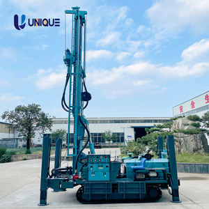 Fabricant chinois de machine de forage de puits d'eau mobile de 350 m, moteur diesel, forage de puits d'eau portable monté sur chenilles - Product Image 1