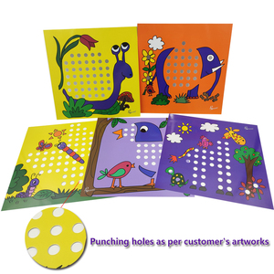 Biglietti di ringraziamento personalizzati di alta qualità con stampa logo su carta artistica, con foro fustellato, <span class=keywords><strong>cartolina</strong></span> personalizzata per piccole imprese - Product Image 3