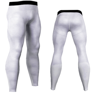 Mallas <span class=keywords><strong>de</strong></span> compresión planas para hombre, medias largas <span class=keywords><strong>de</strong></span> compresión, pantalones <span class=keywords><strong>de</strong></span> compresión, 4 agujas, licra, poliéster personalizado - Product Image 5