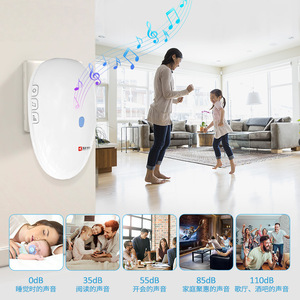 Sonnette sans fil avec 57 mélodies et lumières clignotantes pour usage domestique et commercial - Product Image 3