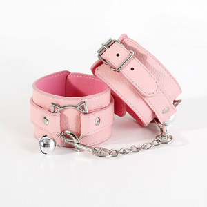 All'ingrosso Bondage Set <span class=keywords><strong>Sexy</strong></span> manette in pelle PU collare e guinzaglio Bondage kit di ritenuta accessori esotici - Product Image 2