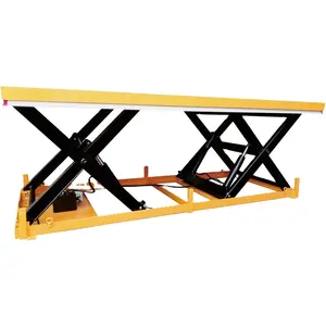 Reddot Pit Mounted Stasioner 5TON Electric Scissor Lift Platform dengan Double Scissor