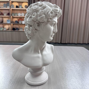 <span class=keywords><strong>Buste</strong></span> de <span class=keywords><strong>femme</strong></span> en pierre célèbre, sculpture féminine, sculpture classique en béton d'intérieur, sculpture sculptée à la main, décoration d'intérieur, art - Product Image 3