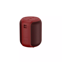 T-108 Speaker Nirkabel Portabel Mini, Speaker Hadiah Permainan Kartu TF Bluetooth Efek Suara Ganda Boombox Pasangan TWS Tahan Air Kecil