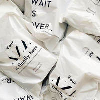 Conception personnalisée Logo imprimé en plastique poly Mailer Livraison express Emballage de vêtement Sacs d'affranchissement pour vêtements