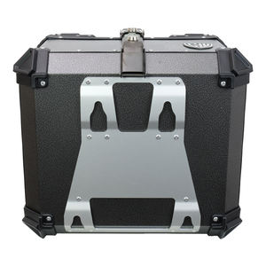 WEIDUN 55L universel en <span class=keywords><strong>aluminium</strong></span> <span class=keywords><strong>moto</strong></span> <span class=keywords><strong>Top</strong></span> <span class=keywords><strong>Case</strong></span> boîte de queue coffre étanche avec serrure casque stockage de bagages pour Scooter <span class=keywords><strong>Moto</strong></span> - Product Image 5